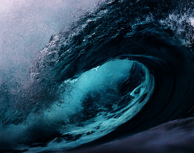 les vagues pour surfer